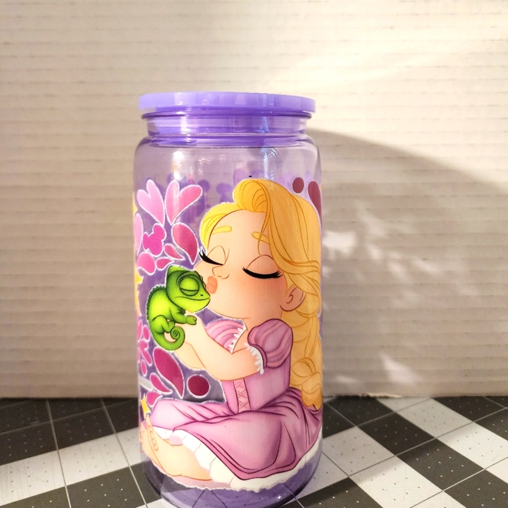 Purple Repunzel Tumbler 16 oz